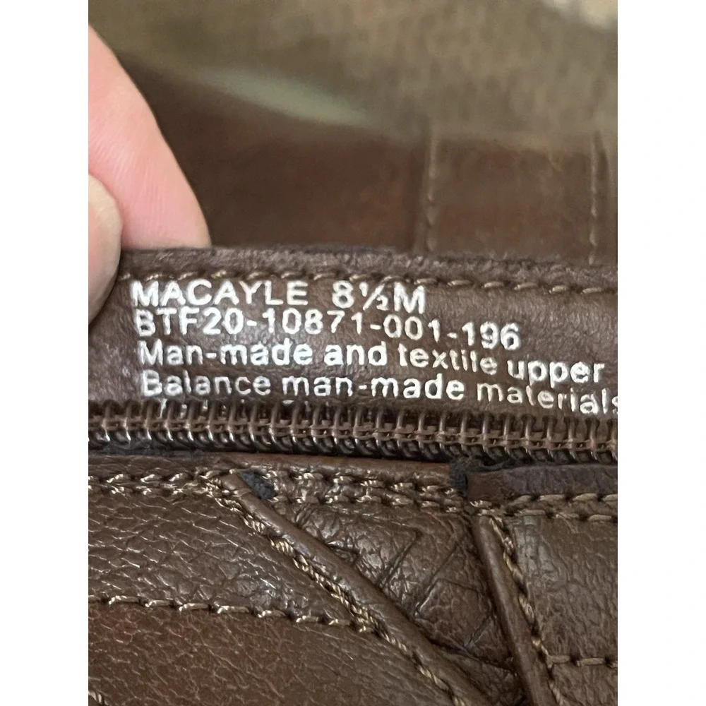 Baretraps Women Maci Western Ankle Booties Sz US 8.5 M Brown Buckle Vegan Leathr